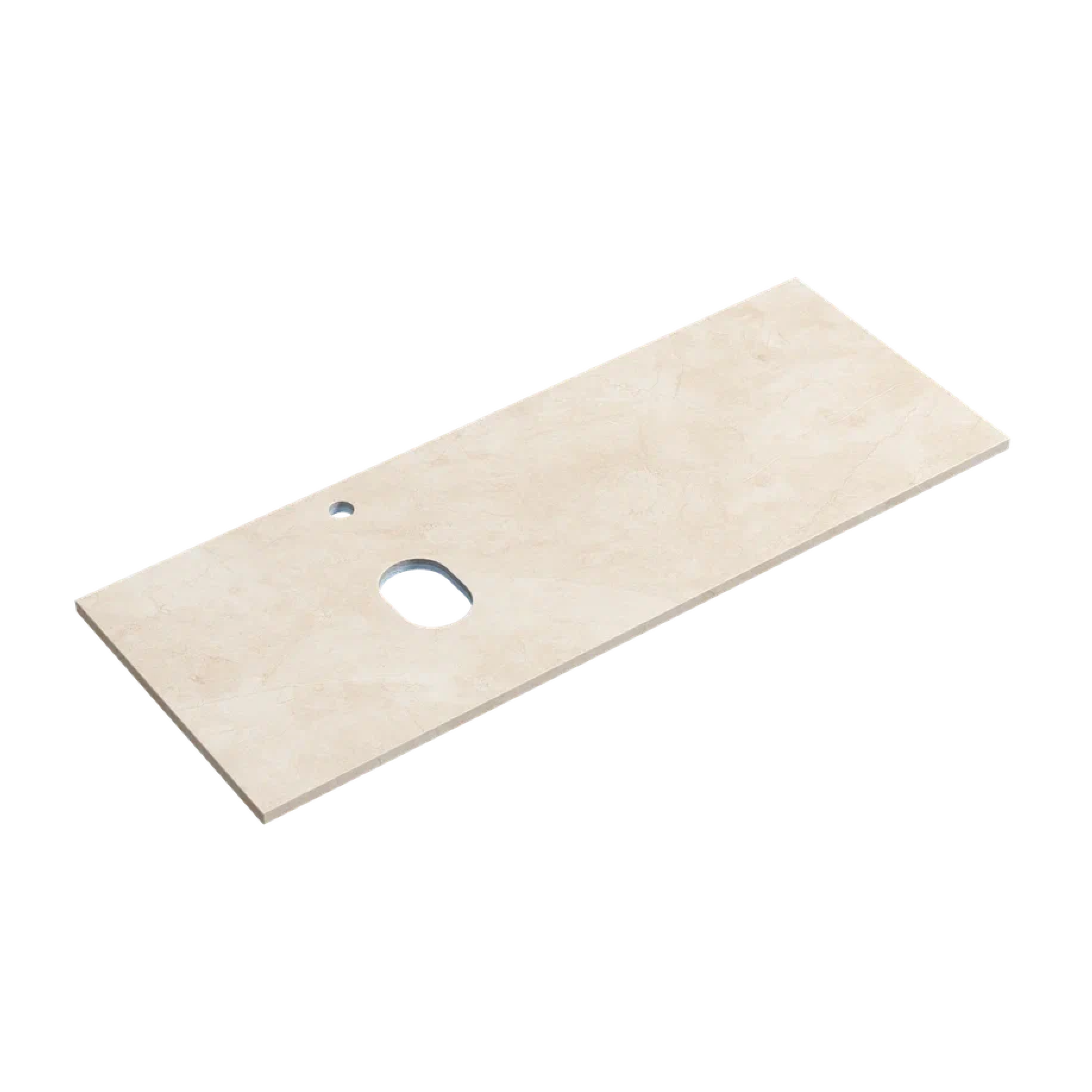 Столешница для ванной комнаты SANCOS 1200х460, цвет kreman, арт. TT120A2XL, левая