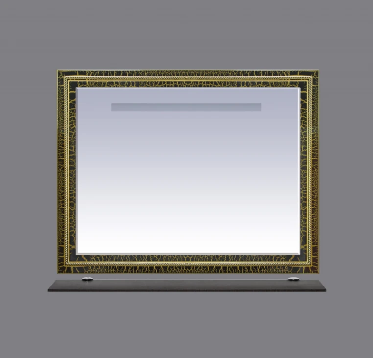 Зеркало Misty Fresko 105 краколет черный патина