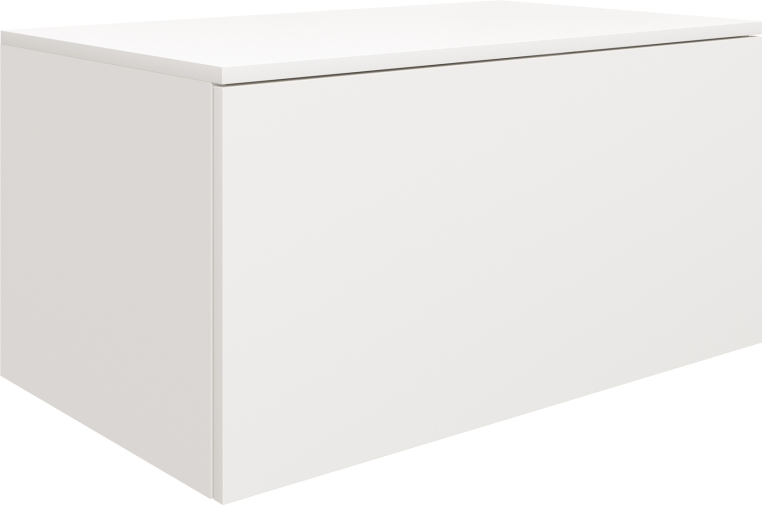 Мебель для ванной Stworki Ольборг 120 столешница дуб карпентер, без отверстий, с тумбой 80, с раковиной Vitra Water jewels