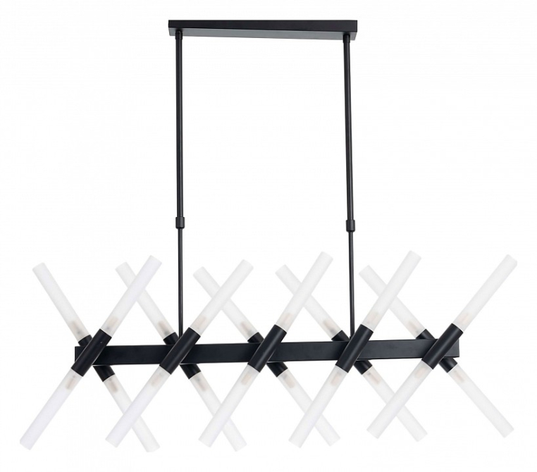 Люстра на штанге LUMINA DECO Alford LDP 6036-20 BK