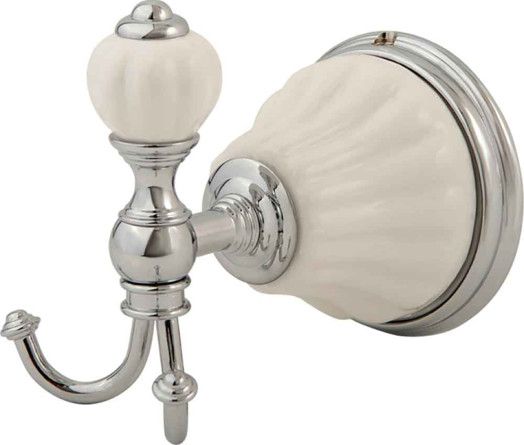 Крючок Migliore Olivia 17492 керамика белая хром