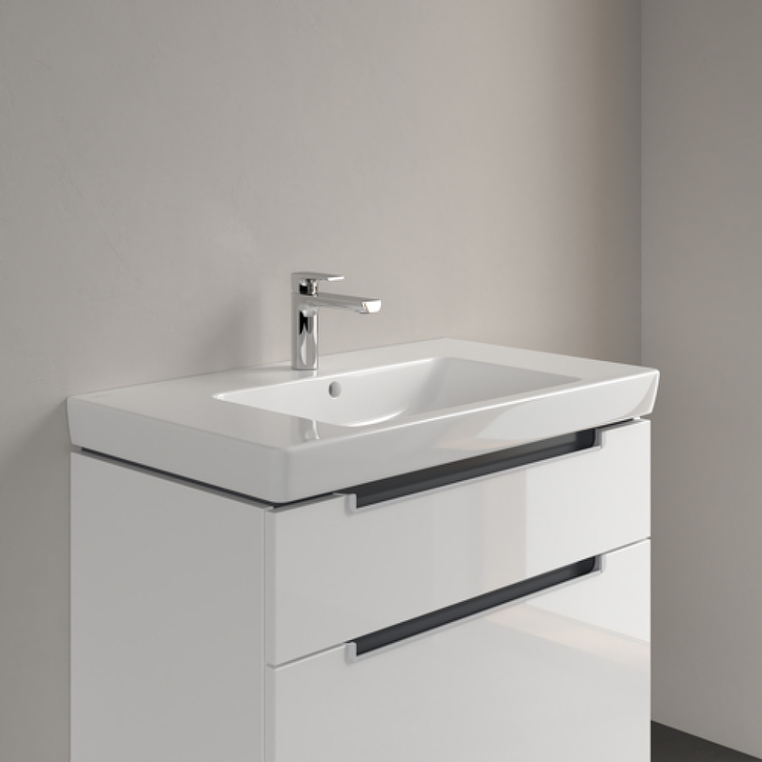 Pаковина Villeroy & Boch Subway 2.0 80x48 71758001 альпийский белый, с переливом, нешлифованный