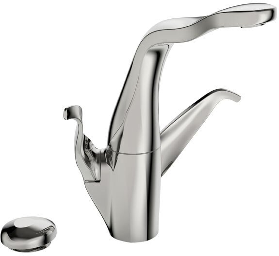Смеситель для кухни Oras Alessi Swan 230/12V с Smart кнопкой и клапаном для посудомоечной машины 8225F