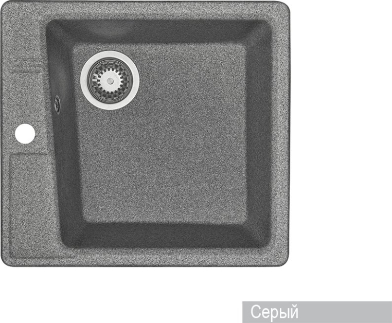 Кухонная мойка Aquaton Парма 1A713032PM230 серый