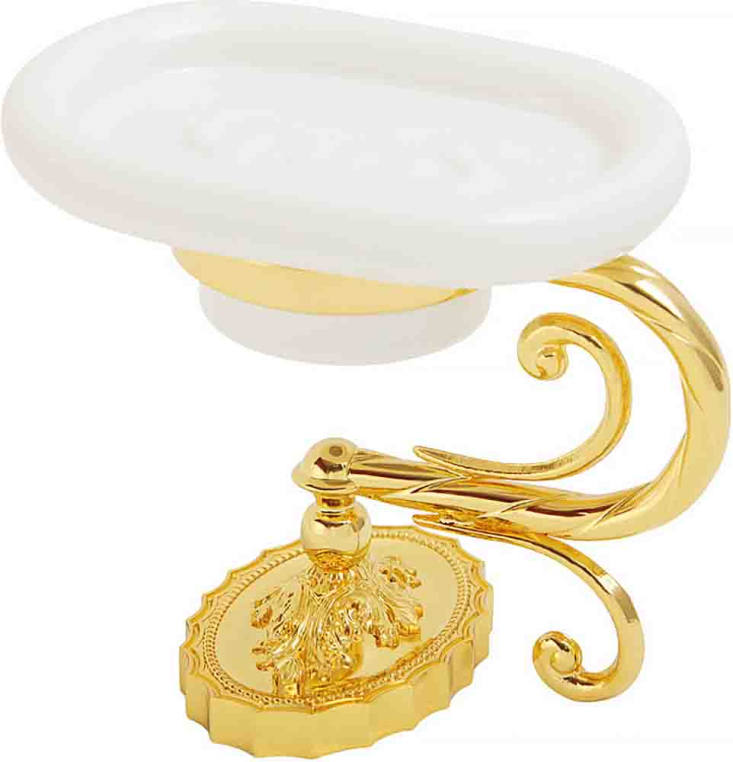 Мыльница настольная Migliore Edera 16944 керамика/золото