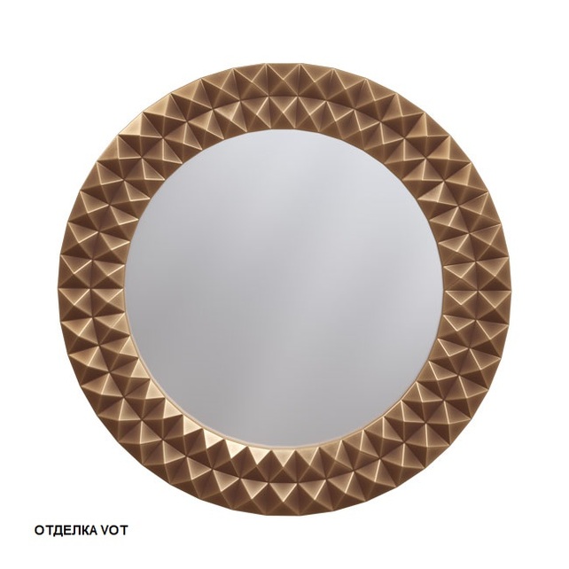 Зеркало круглое 80x80 Caprigo PL400-VOT бронза