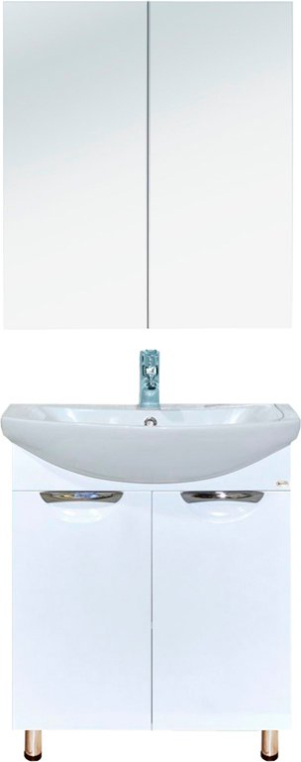 Комплект мебели Misty Лаванда 70 прямая (Э-Лав01070-011Пр+1.WH20.7.776+Э-Бал04070-011)