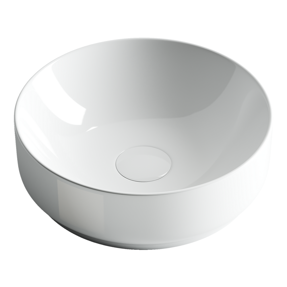 Накладные раковины CERAMICANOVA CN6005 Умывальник чаша накладная круглая Element 355*355*125мм