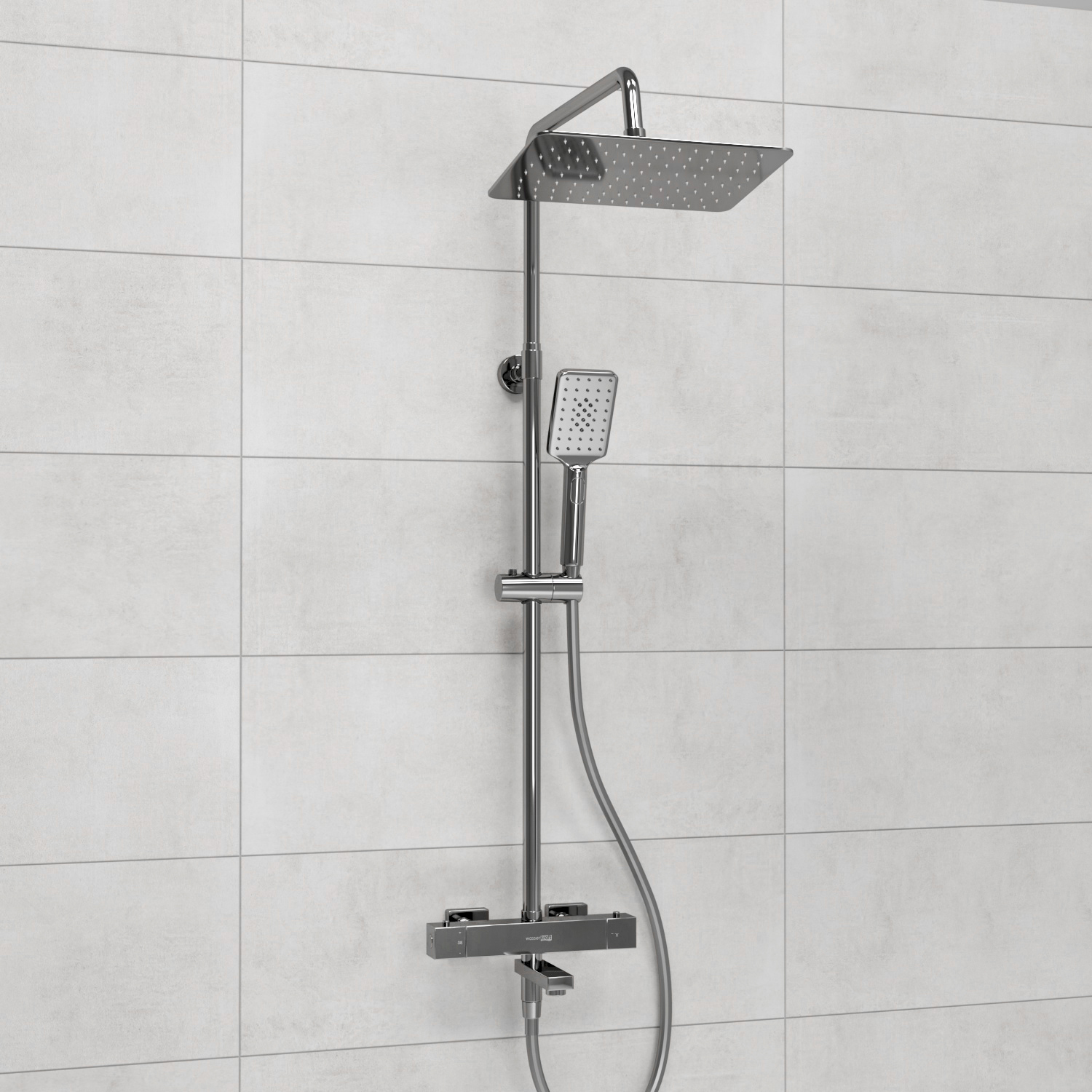 A199.069.126.087.CH Thermo Душевой комплект с термостатическим смесителем