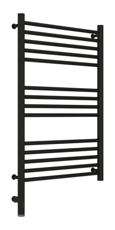 Электрический полотенцесушитель Сунержа Богема 3.0 прямая 800x500 МЭМ Лев. матовый черный (31-5804-8050)