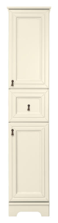 Шкаф-пенал Misty Лувр 35 с 1 ящ. правый слоновая кость