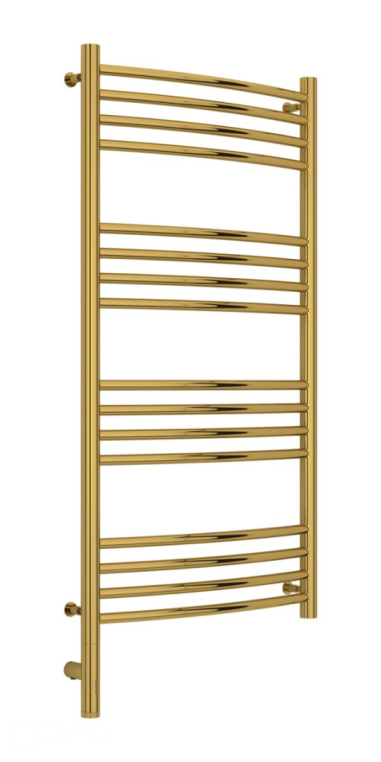 Электрический полотенцесушитель Сунержа Богема 3.0 выгнутая 1000x500 МЭМ Лев. золото (03-5802-1050)