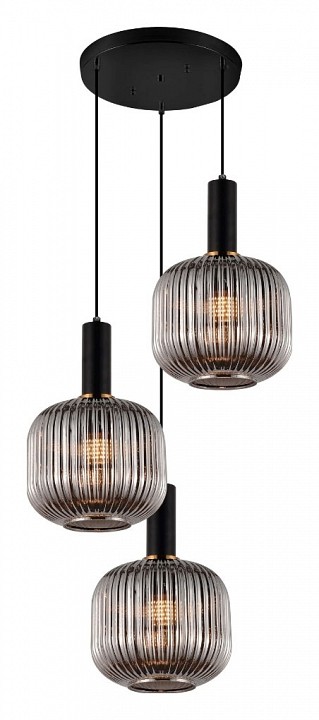 Подвесной светильник LUMINA DECO Gato LDP 1217-3 GY+BK