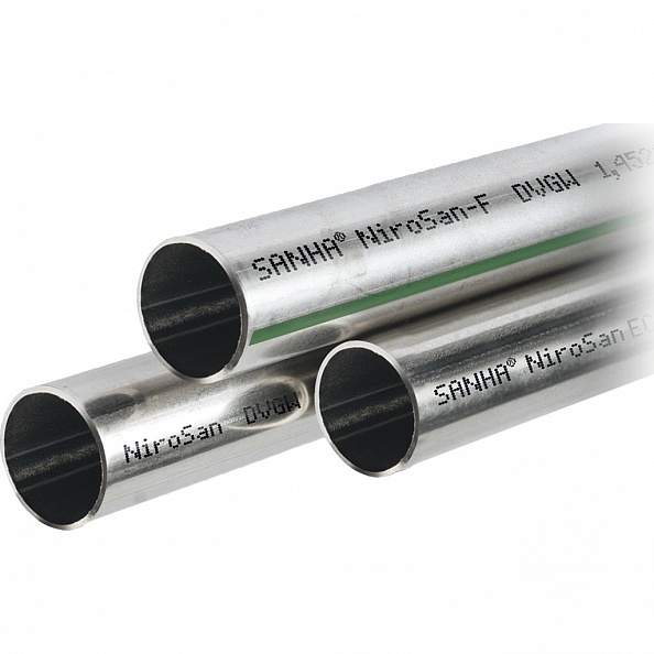 Труба Sanha 9650 NiroSan ECO 22x0,7 системная труба нержавеющая сталь (штанга 3м) (6965022)