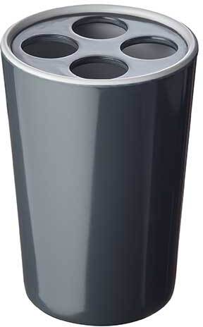 Стакан для зубных щеток Ridder Fashion серый 2001207