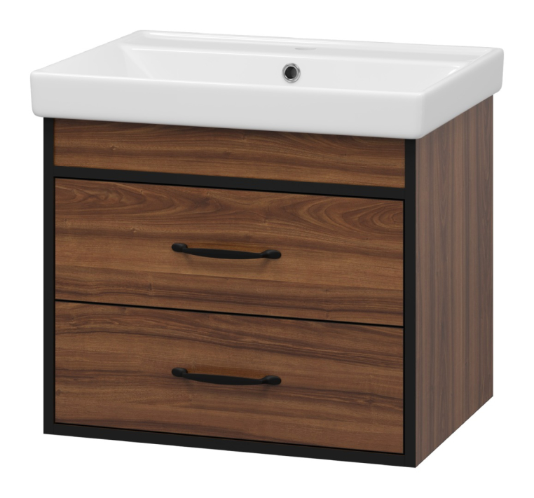 Тумба под раковину Misty Кедр 60 подвесная