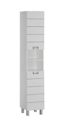 Шкаф-пенал для ванной Aquanet Доминика 35 см 00170802 белый