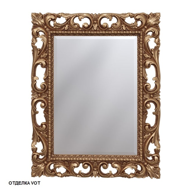 Зеркало прямоугольное 74x95 Caprigo PL106-VOT бронза