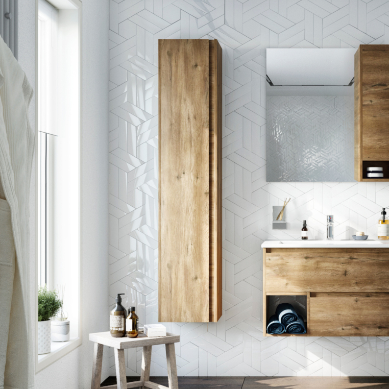 Шкаф-пенал Stworki Карлстад 30 дуб рустикальный (00249981)