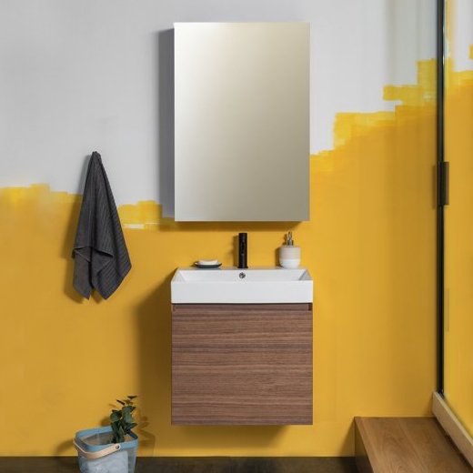 Комплект мебели Aquanet Нью-Йорк 60 орех 00203945+00198206+00203951