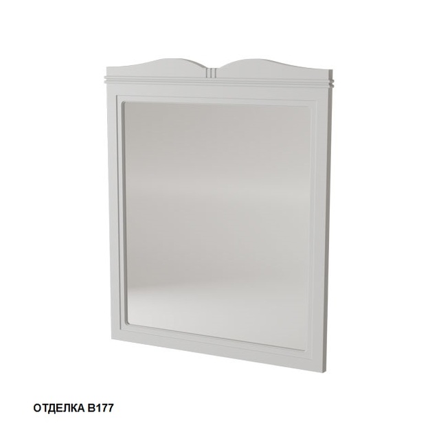 Зеркало Caprigo Borgo 76x89 см bianco grigio 33431-В177