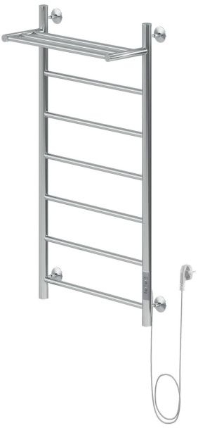 Полотенцесушитель электрический Aquanet Mauro 100х50 Тэн справа , с полкой 00282008