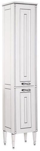 Шкаф-пенал Aquanet Паола 40 см 00181770 белый/серебро