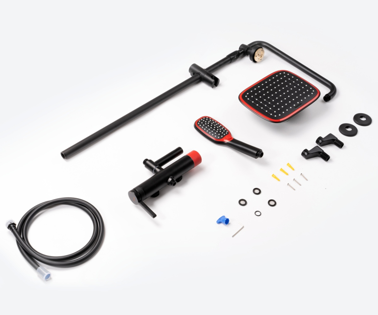 Душевая стойка Bronze de Luxe AVANGARDE 2039RH черный