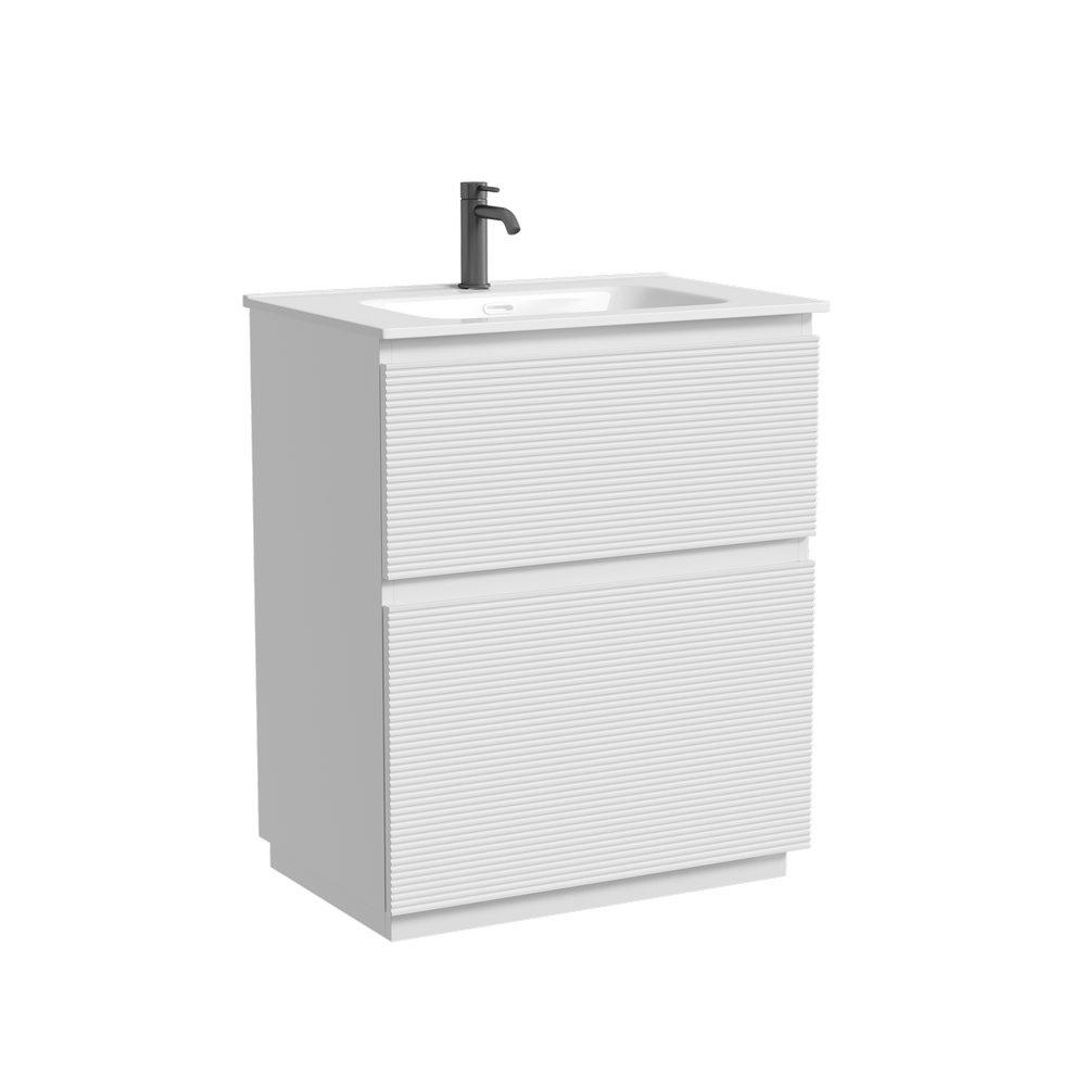 Тумба напольная SANCOS Folk Floor, 690х445х850, c двумя ящиками оснащенными доводчиками, Bianco, арт.FL70FW