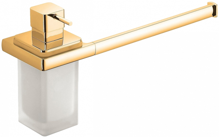 Полотенцедержатель настенный с дозатором Colombo Lulu B6274.GOLD