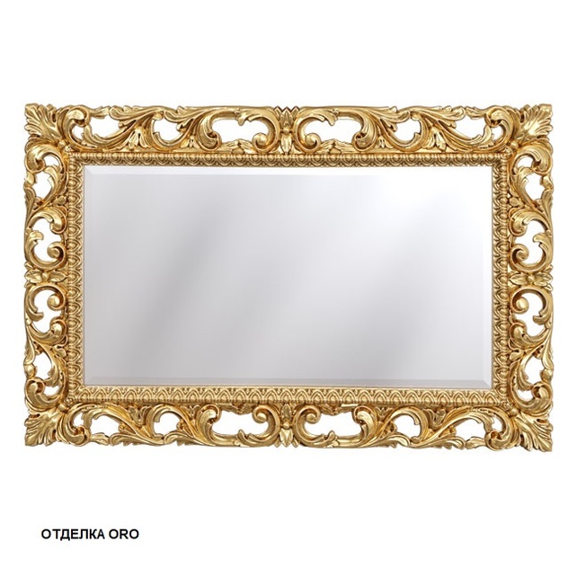 Зеркало прямоугольное 114x74 Caprigo PL106-1-ORO золото