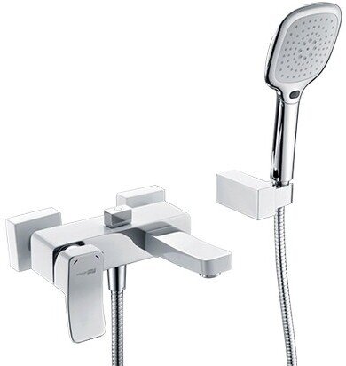 Смеситель для ванны с коротким изливом WasserKraft Aller 1061WHITE