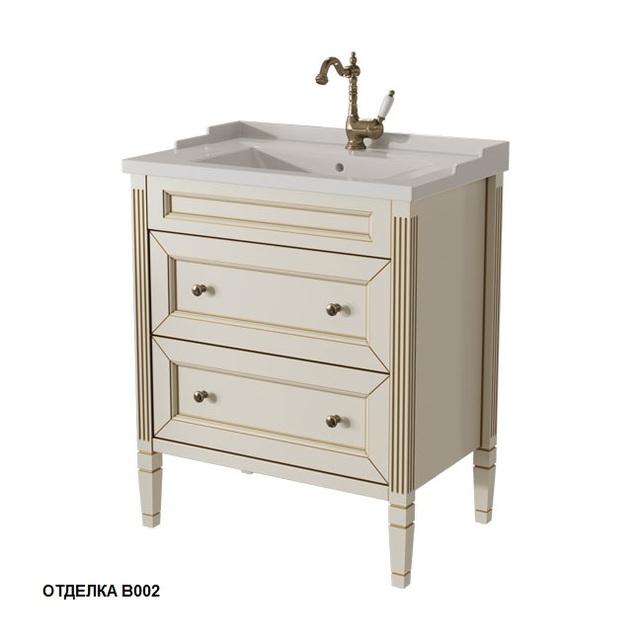 Тумба под раковину Caprigo Albion-promo 70 см bianco antico 33317-В002