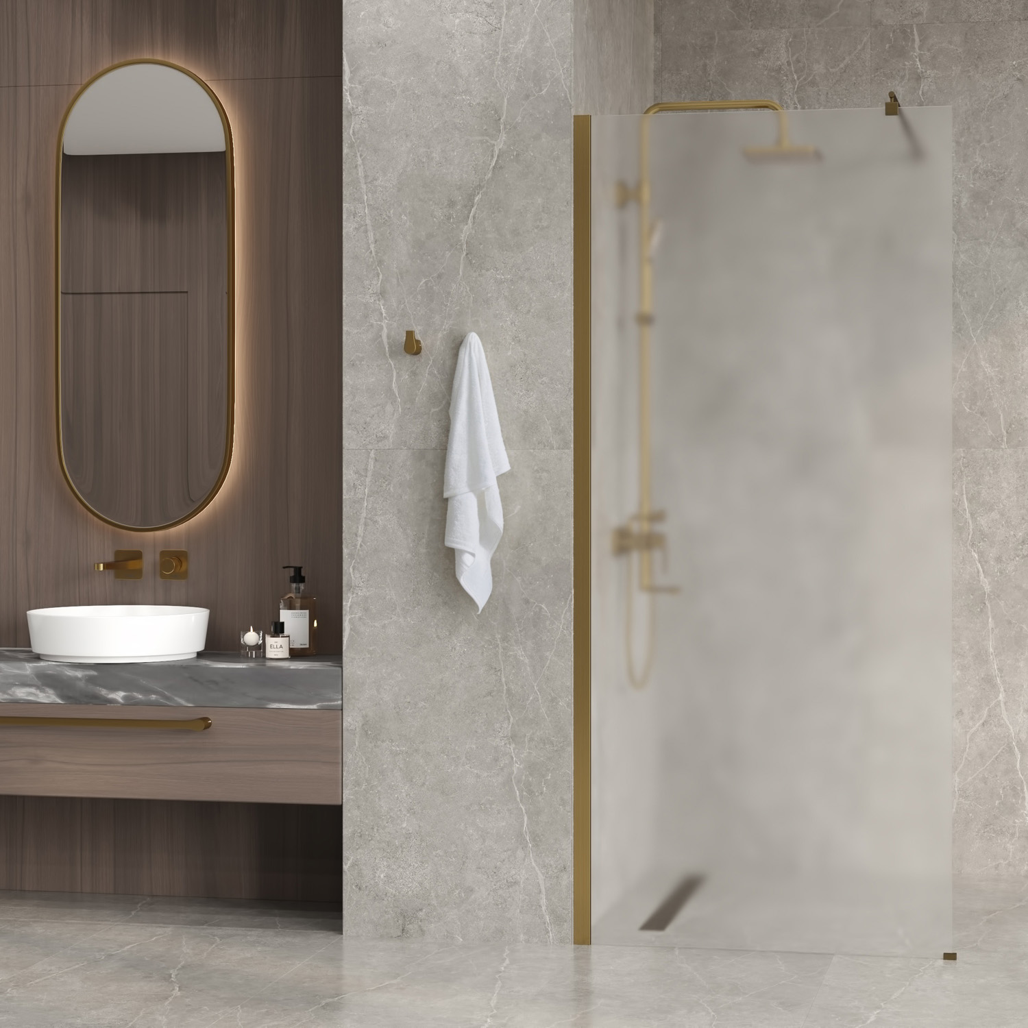 Rur 30W44BG-MG Душевое ограждение