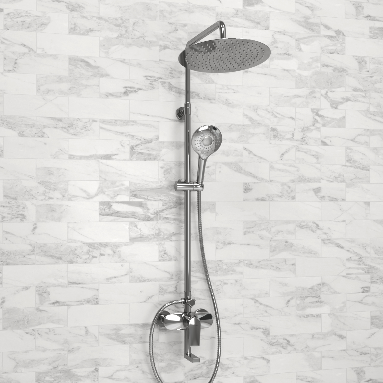 A166.116.101.010.CH Душевой комплект со смесителем