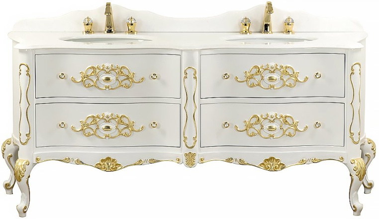 Тумба под раковину Migliore Virginia 180 lacatto bianco (30697)