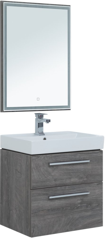 Комплект мебели Aquanet Nova 60 2 ящика, дуб рошелье (00242278+00242905+00243724+00242621)