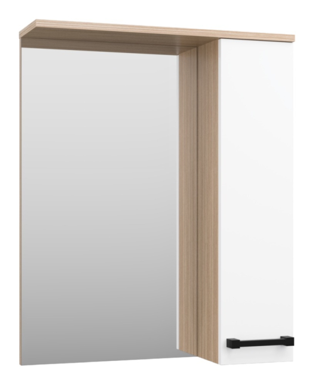 Зеркальный шкаф Misty Крафт 60 правый