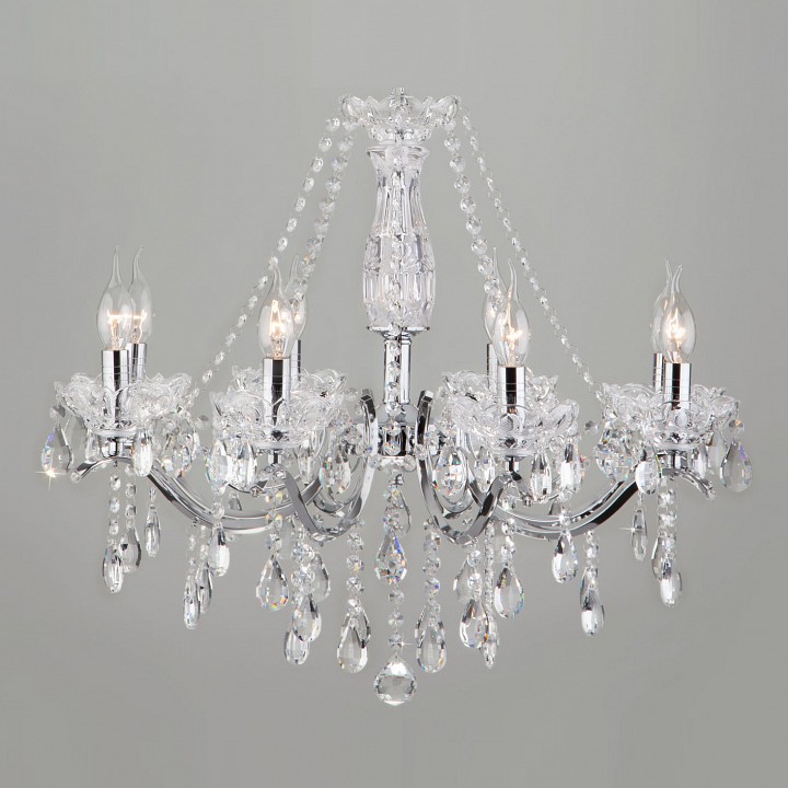 Подвесная люстра Eurosvet Brianna 3188/8 хром Strotskis