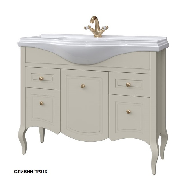 Тумба под раковину Caprigo Verona 105 см оливин 33519-TP813