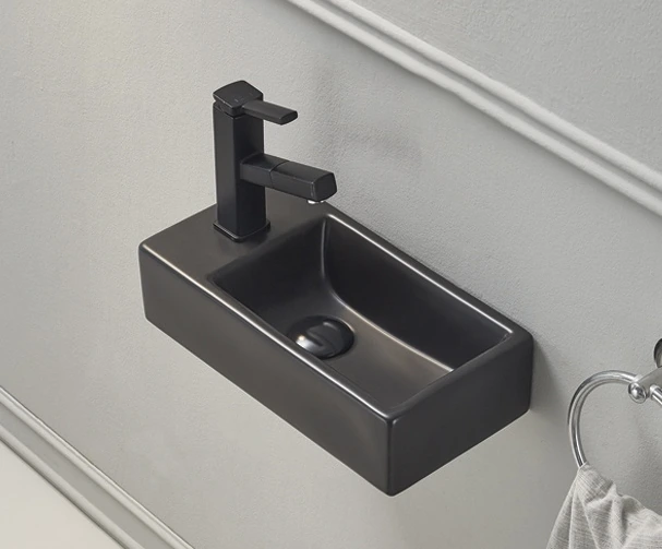 Раковина Gid Bm9270R 62201R подвесная черная матовая 40.5x20.5x10.5