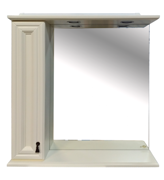 Зеркальный шкаф Misty Лувр 85 П-Лвр03085-1014Л