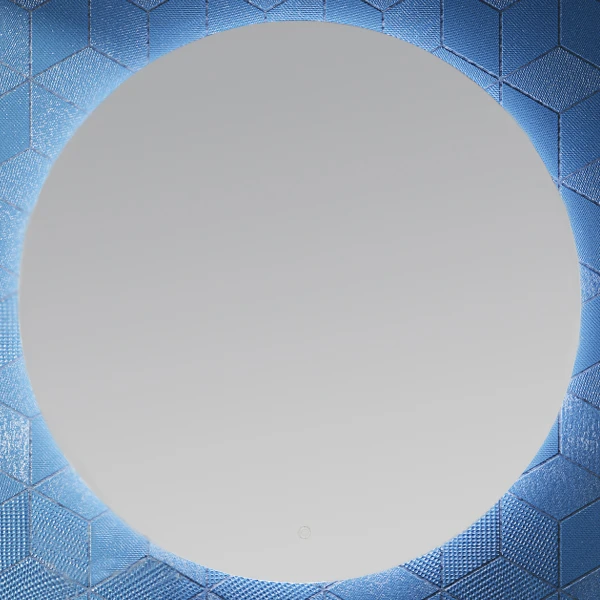 Зеркало круглое Stworki Ноттвиль 80 с подсветкой, сенсор на зеркале, круглое, настенное, российское (ZkJUL.80)