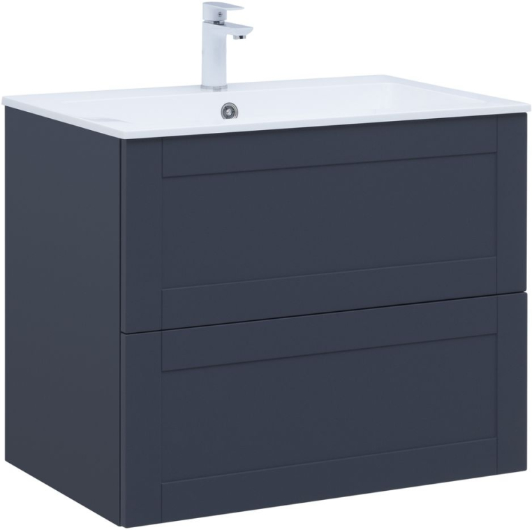 Тумба под раковину Aquanet Терра 80 маренго 00313245