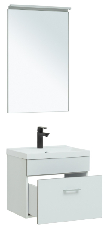 Мебель для ванной Aquanet Верона 50 белый матовый (раковина Нота 50 NEW) 00281100