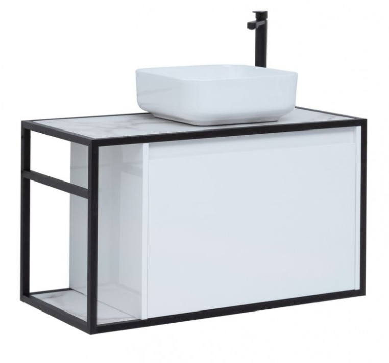 Тумба под раковину Aquanet Nova Lite Loft 90 R белый 00261651