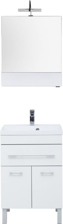 Комплект мебели Aquanet Верона 58 белая, 1 ящик, 2 двери (182507+00281220+175344)