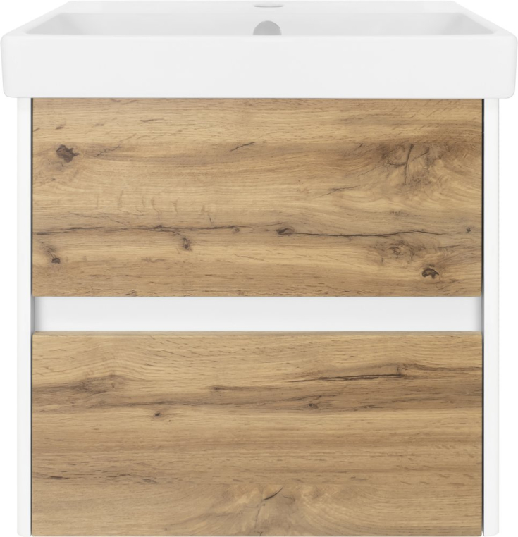 Тумба с раковиной Misty Адриана 55 (П-Адр01055-0122Я+1WH501620)