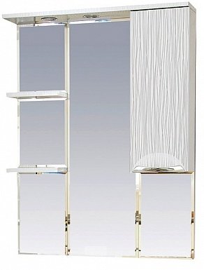 Зеркальный шкаф Misty Лорд 100 П-Лрд04085-012СвП