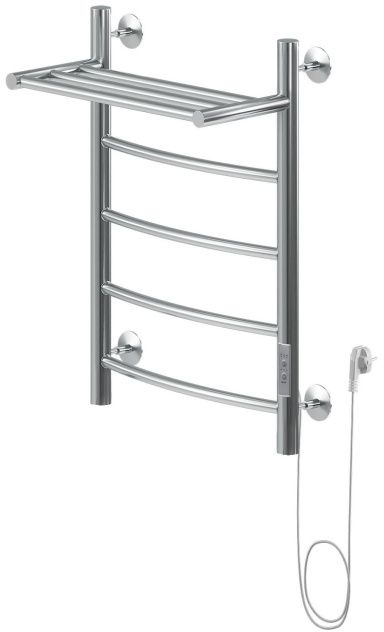 Полотенцесушитель электрический Aquanet Romeo 60х40 Тэн справа, с полкой 00281989